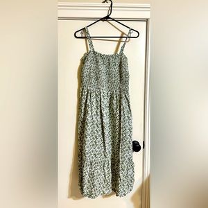 Gap factory Tiered Smocked Midi Dress